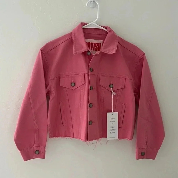 NWT Boyish The Harvey Jacket in Pretty in Pink - Picture 3 of 9